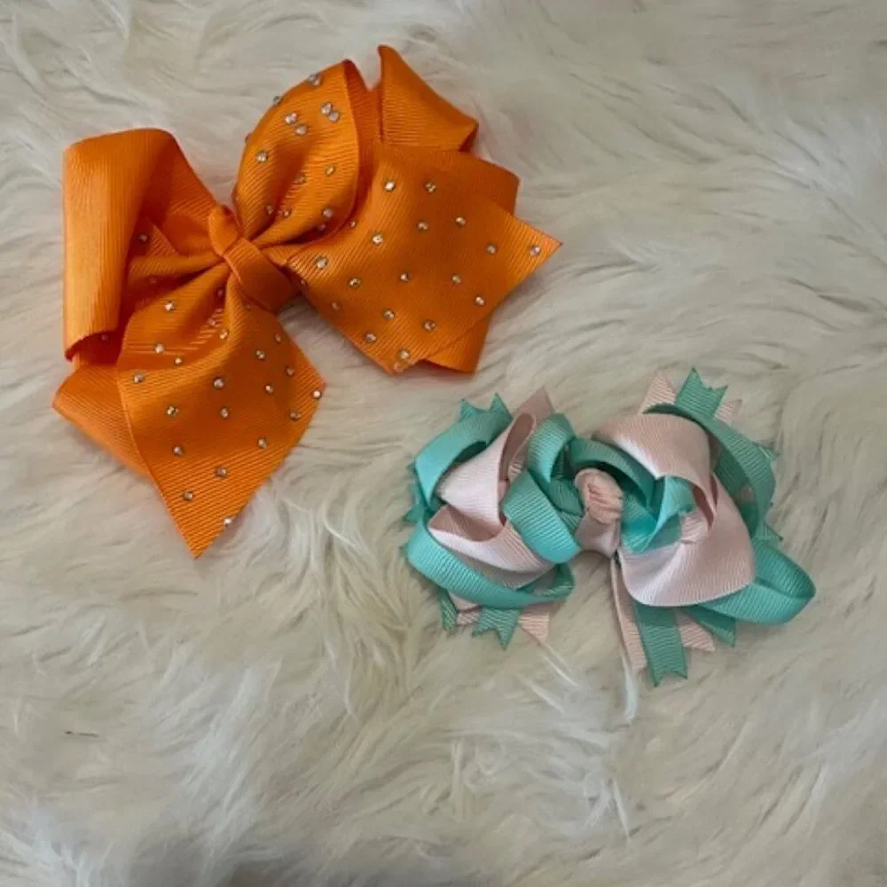 Bundle (2) of Boutique Bows  5B8106  Handmade NWT Boutique